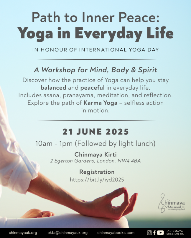 Path to Inner Peace: Yoga in Everyday Life (International Yoga Day)